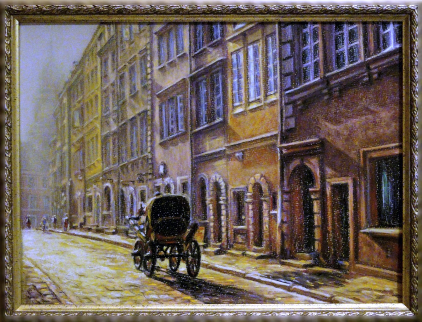 Картина булыжной мостовой