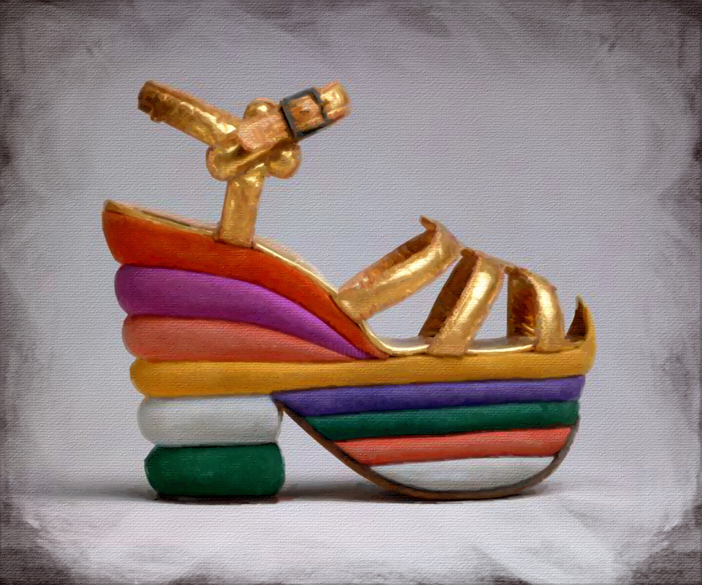 Groovy Shoe Shoes Gift, Painting Tony Rubino | Artmajeur