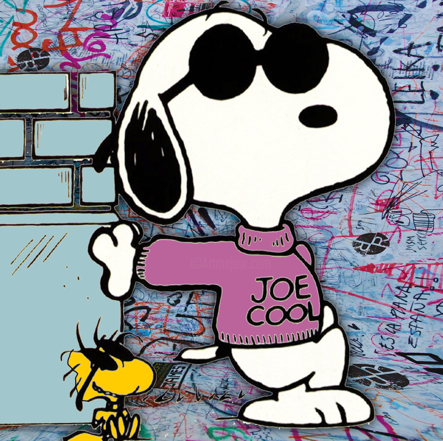 Snoopy And Woodstock Charlie Brown Peanu, Painting by Tony Rubino