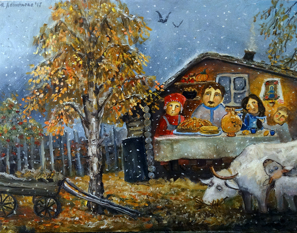 Покров картина художника