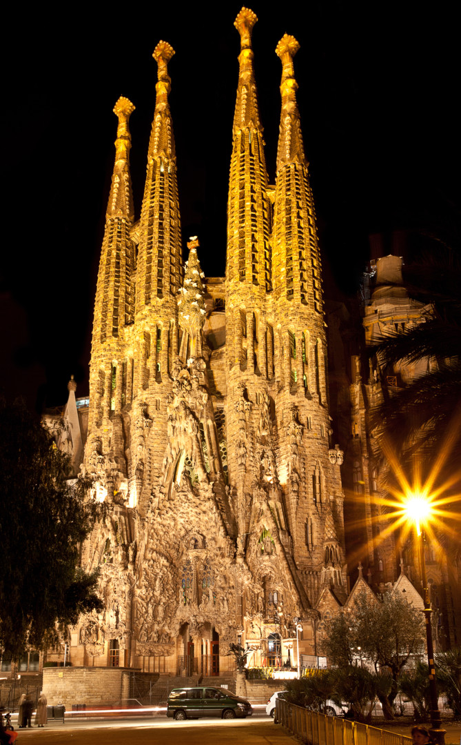 Sagrada Familia Cathedral In Barcelona I, Photography by Sergey ...