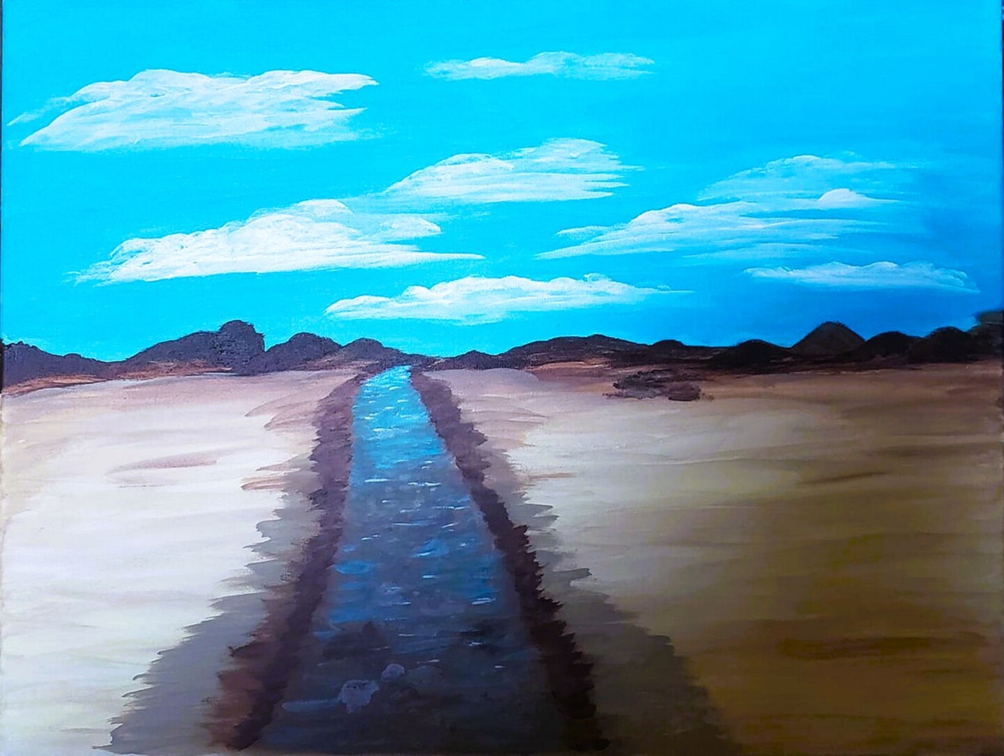 デジタルアーツ　Desert　River,　Artmajeur　Troy　Wilson-Ripsomによって