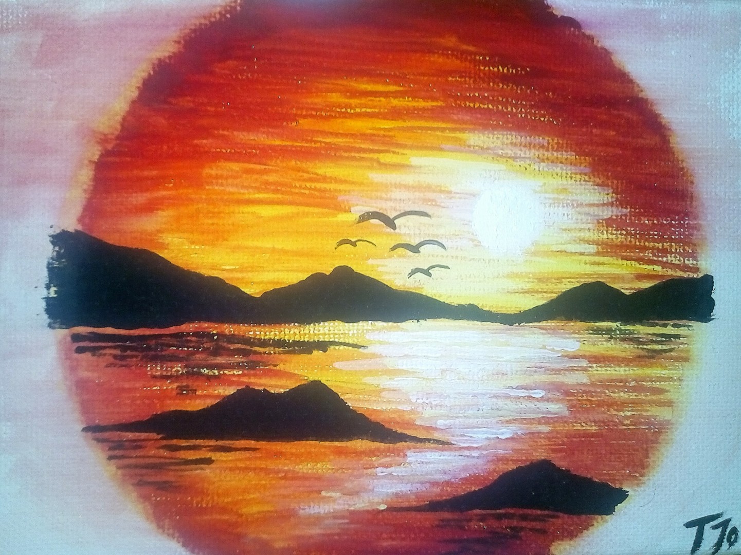 Что означает картина. Закат солнца вручную картина. Картина с красным солнцем. Картина про закат в альтернативных мирах. Художники Греции закат.