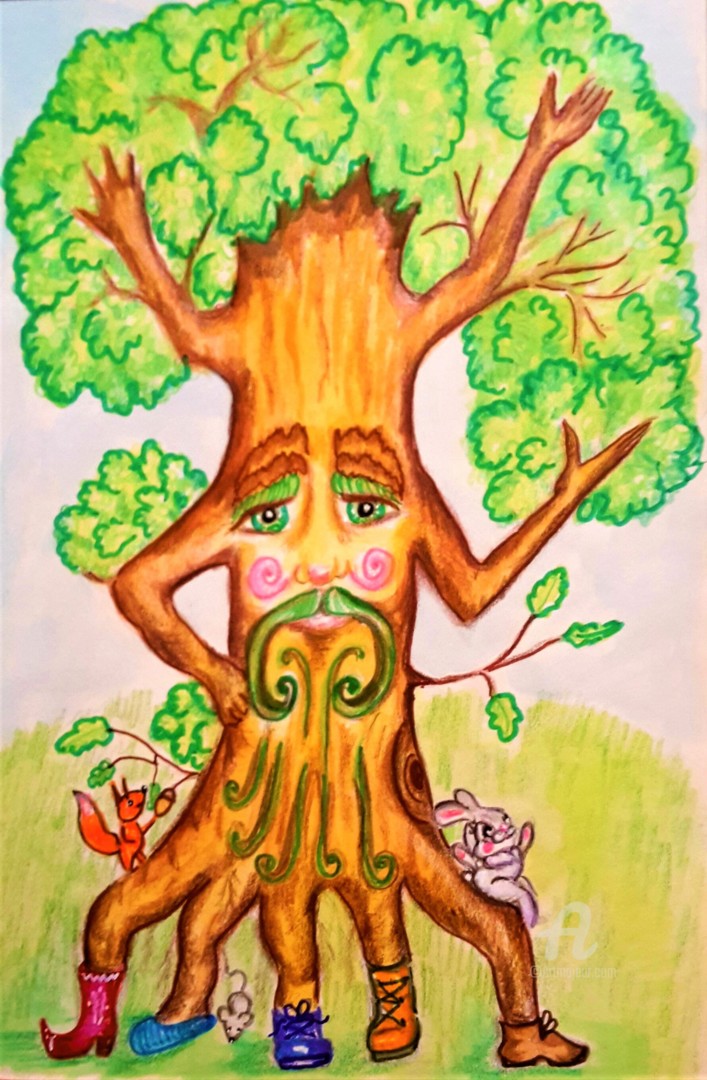 L'albero Maestro (Il Linguaggio Del Sile, Disegno da Ivan Venerucci