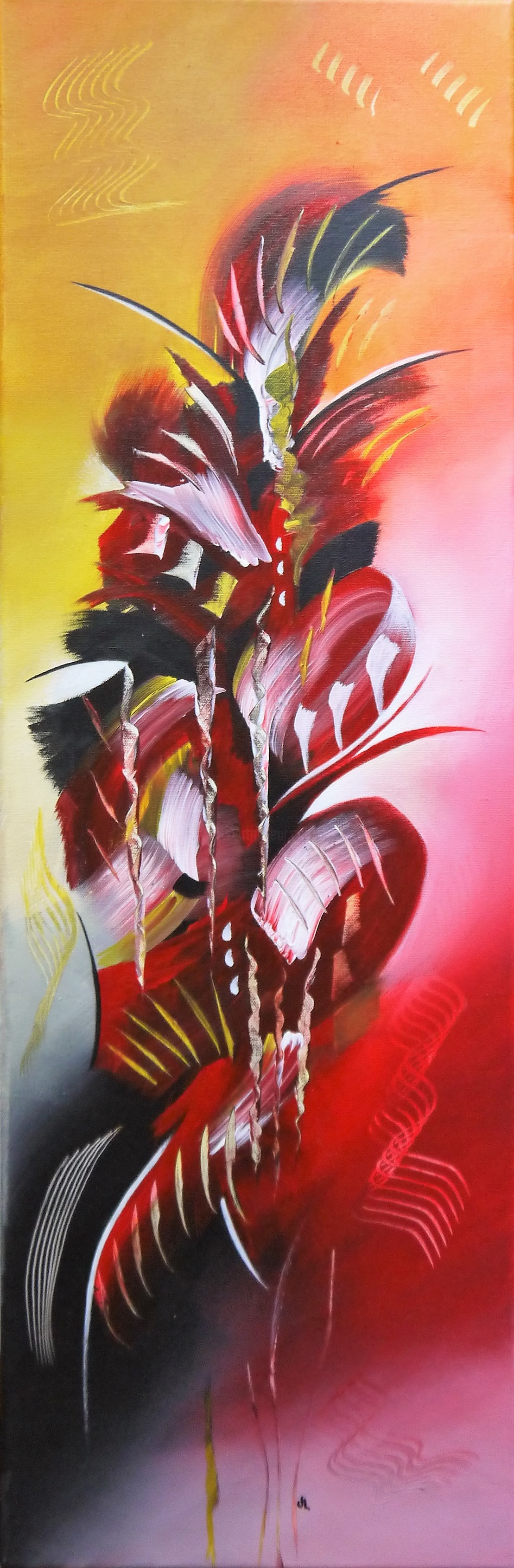 Abalam, Painting by Valérie Lamarre | Artmajeur