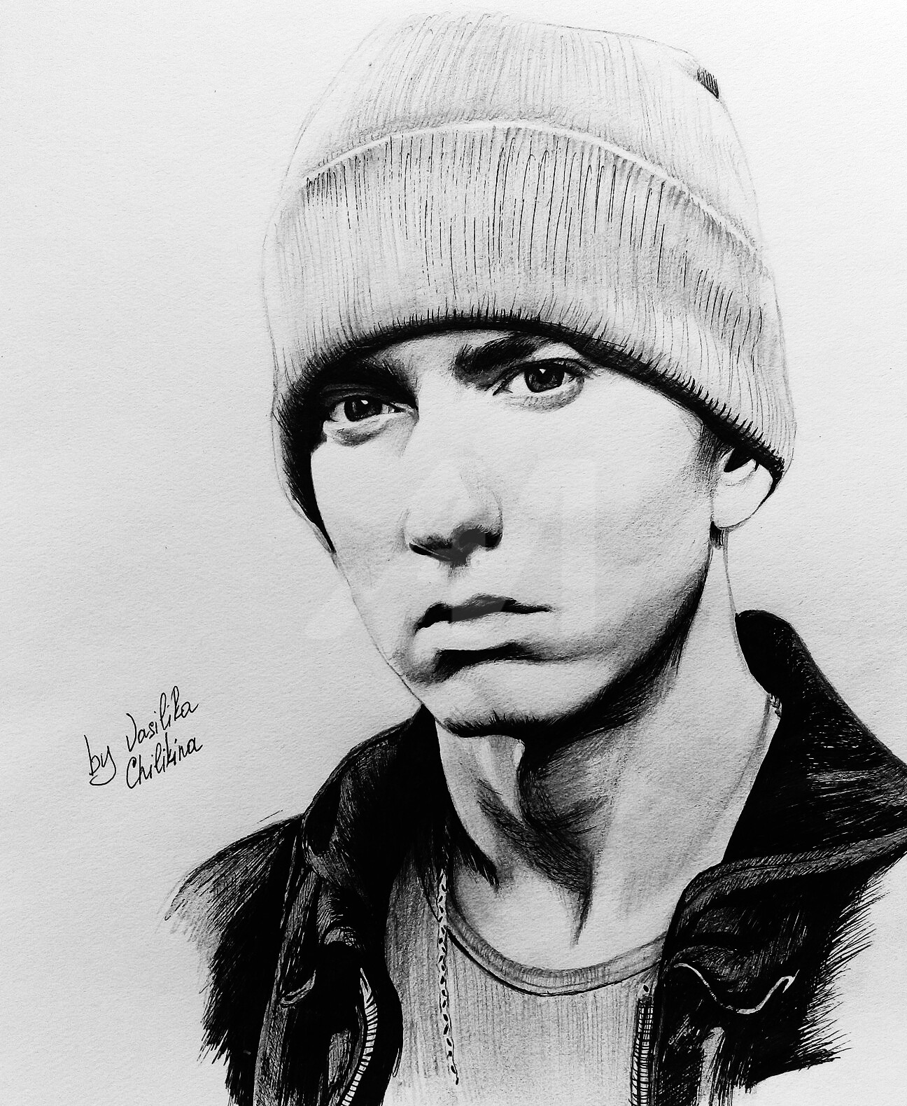Рисунок карандашом рэп