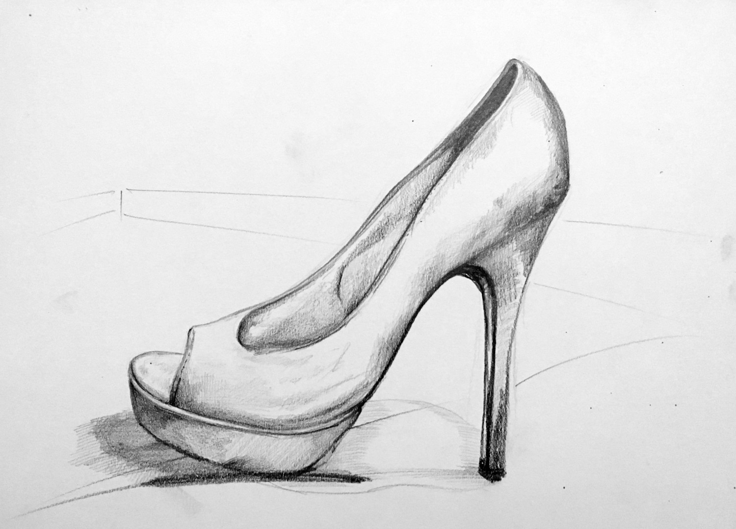 Shoes 1 Drawing by Vella Artmajeur