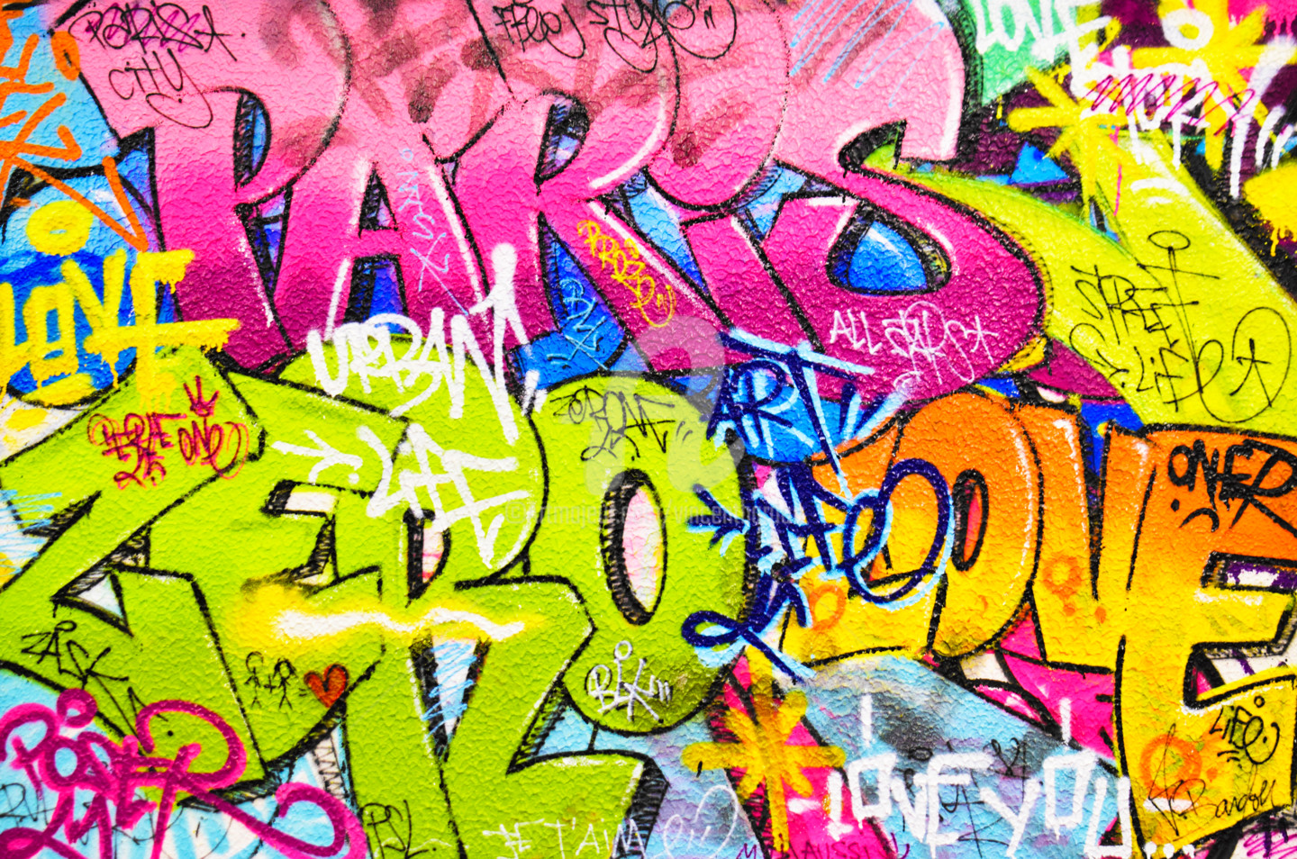 Graffiti, Painting by Vincent Bardou Artmajeur