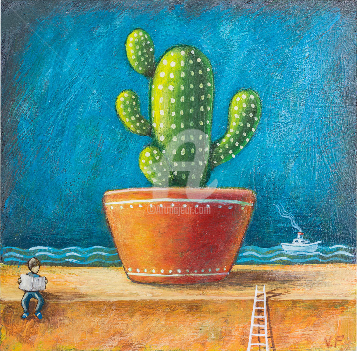 92 Cacti ideas  cactus art, cactus paintings, cactus painting