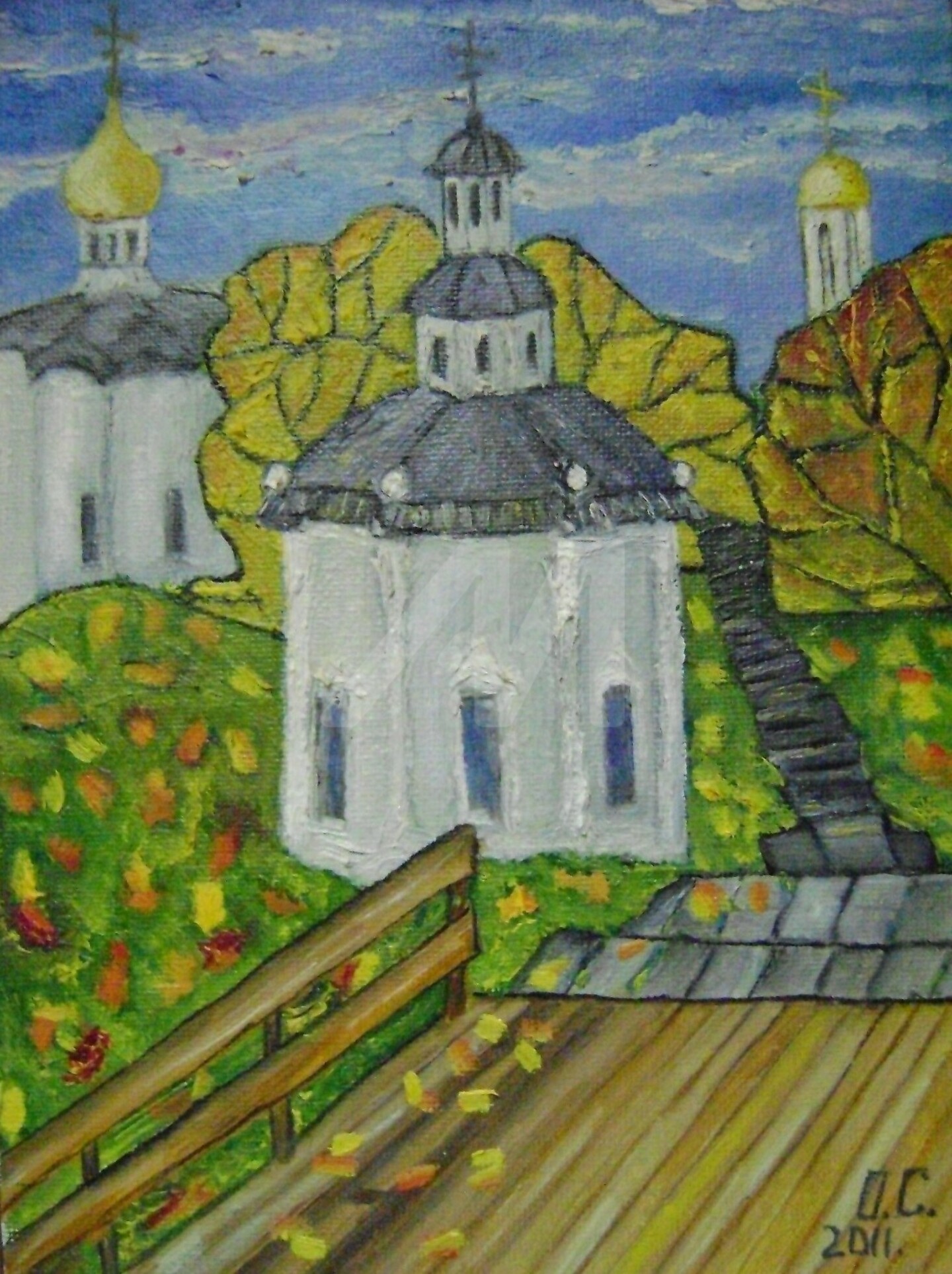 Рисунки сергиев посад для 3 класса