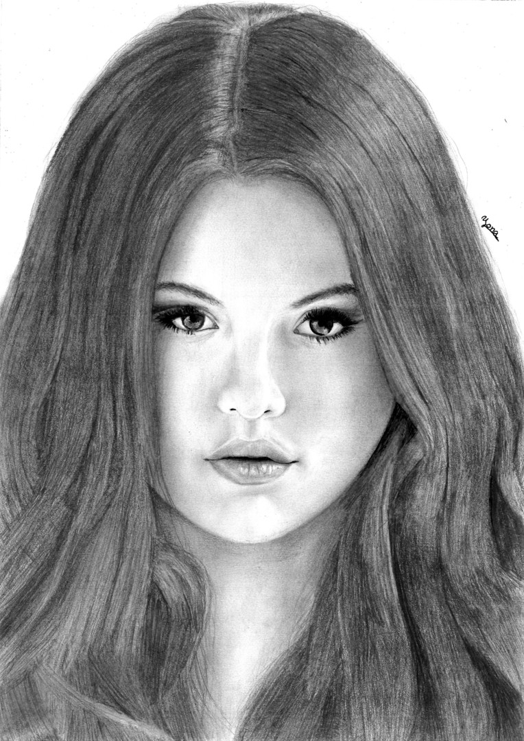 Selena Gomez , Dibujo por Yonaart | Artmajeur