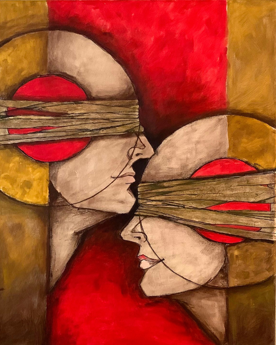 Blind Love, Painting by Yashashri Rao | Artmajeur