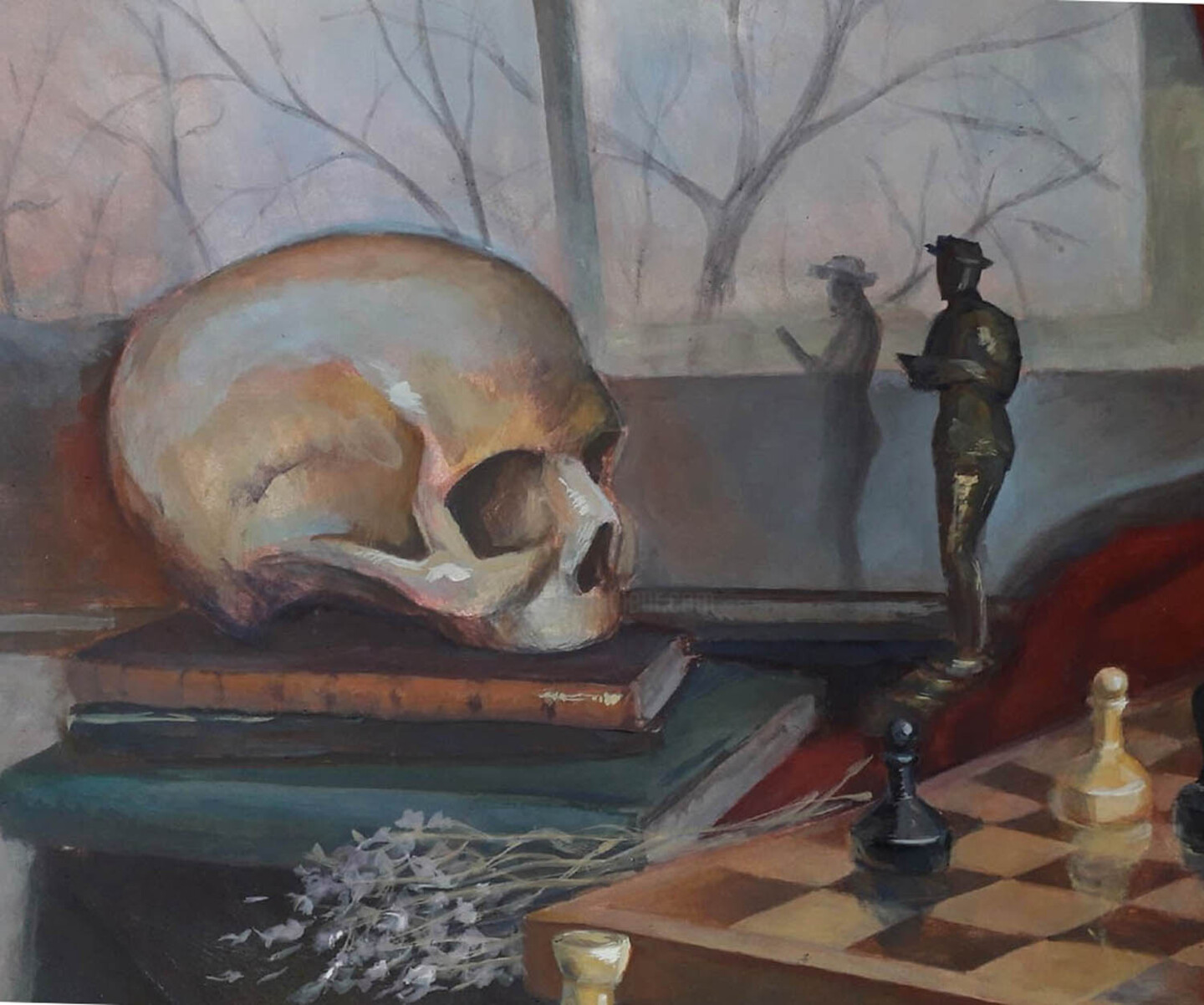 Chess Game Painting Still Life Art Canvas and Paper Prints 