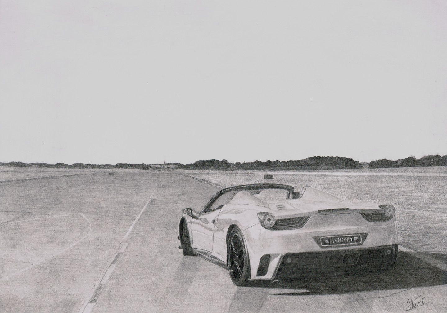 Ferrari 458 Italia Painting By Yuri Sadchickov Artmajeur
