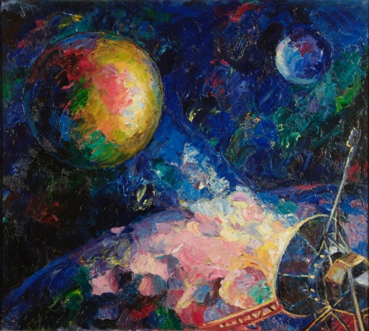 Космос картины художников лучшее