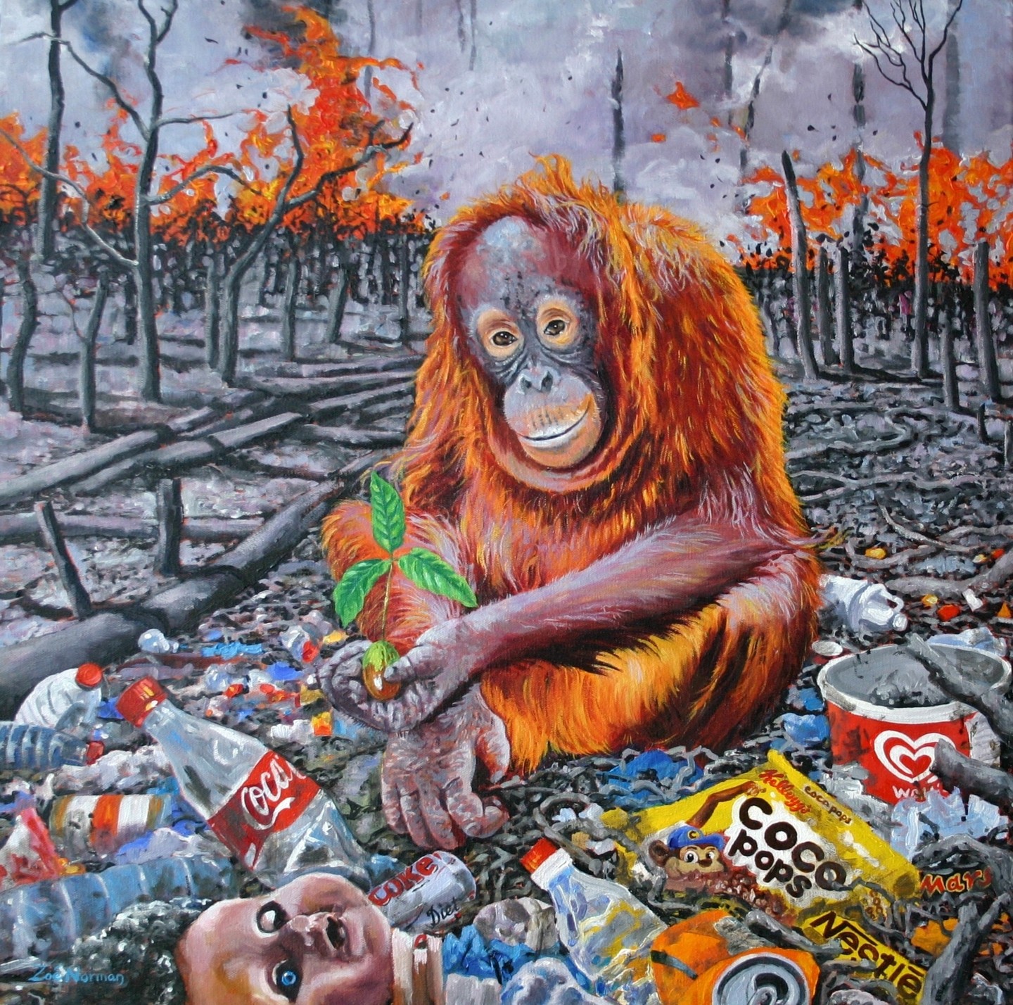 The Futures In Our Hands Peinture Par Zoe Norman Artmajeur