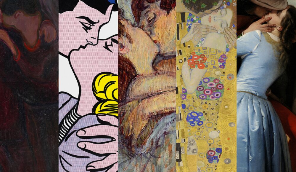 Os 8 beijos emblemáticos da história da arte