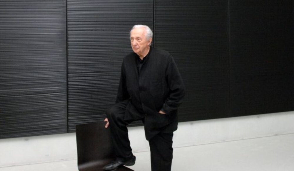 The famous French painter Pierre Soulages, known as the "master of black," died at the age of 102