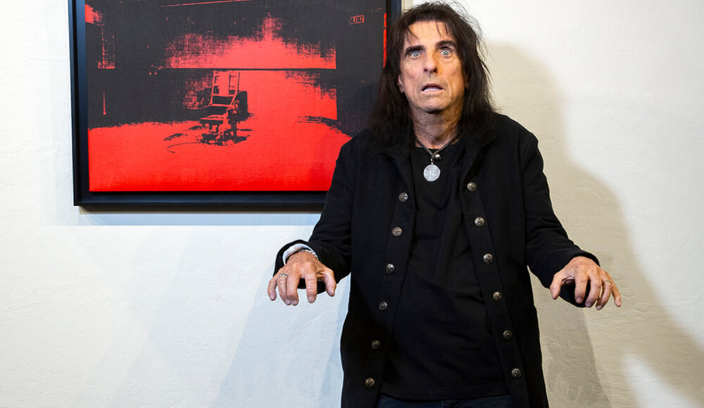 Andy Warhol silkscreen that Alice Cooper "completely forgot" he owned is going to be auctioned off