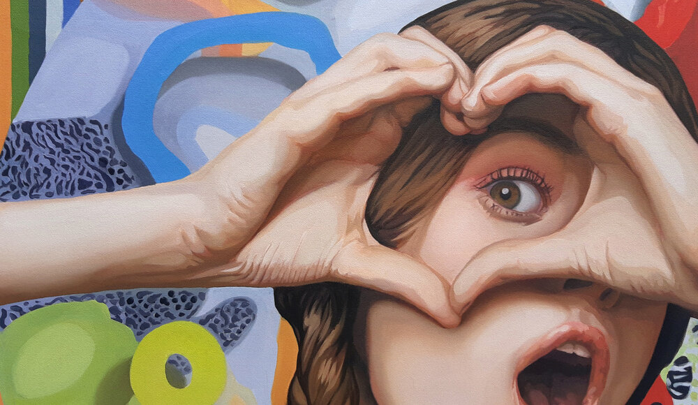 Pop art that narrates the genre of the portrait
