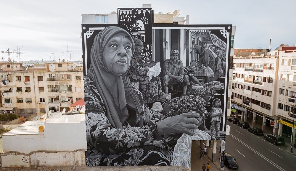 Um festival de arte de rua em Rabat desperta a capital marroquina