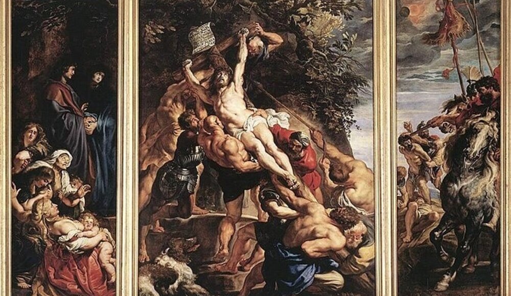 De verhoging van het kruis (1610-1611) door Pieter Paul Rubens