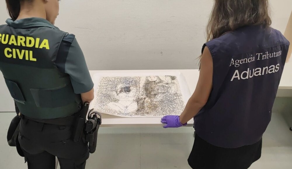 Un dessin de Picasso de contrebande d'une valeur de près de 500 000 dollars a été saisi par les autorités espagnoles