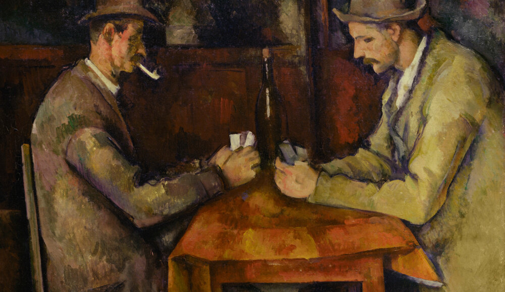 Карточные игроки (1890-95) Поля Сезанна