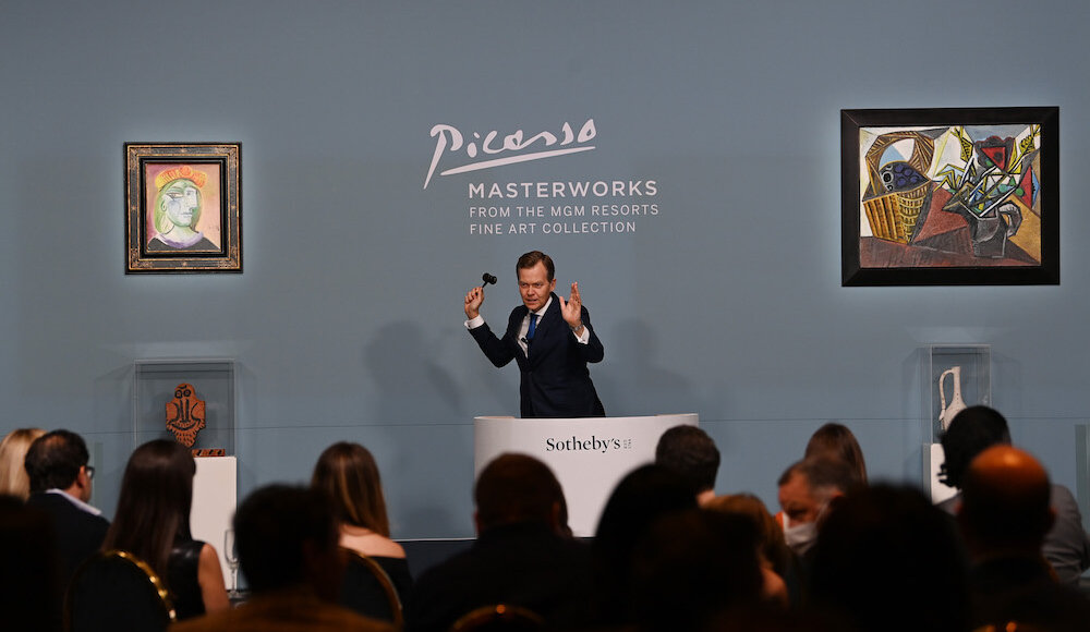 Sotheby's staged a special event in Las Vegas for Steve Wynn's Picasso collection, selling 11 lots for $109 million
