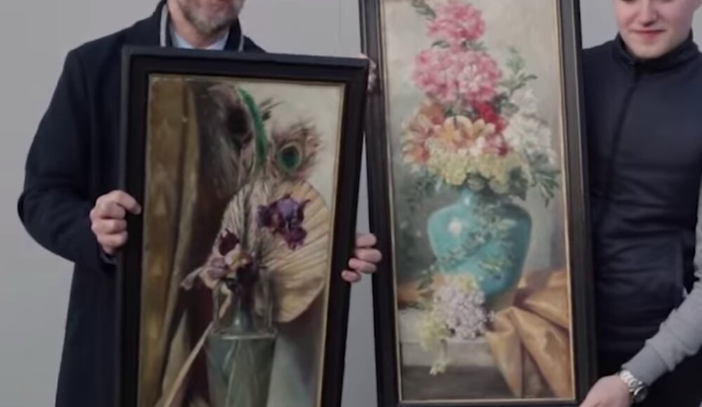 The flower paintings of Queen Victoria are being sold at auction in London