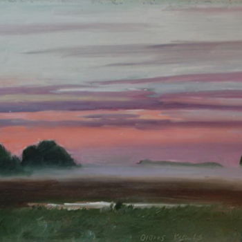 "Sunset" başlıklı Tablo Валерий Кленов tarafından, Orijinal sanat, Petrol