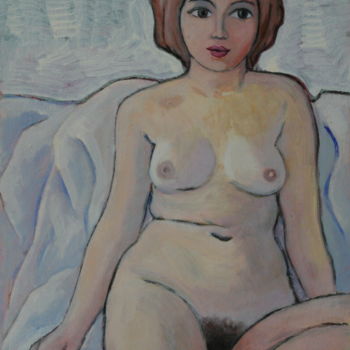 Painting titled "Michelle, ma chérie…" by Valerii Klenov, Original Artwork, Oil
