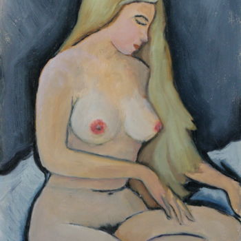 Painting titled "Michelle.jpg" by Valerii Klenov, Original Artwork, Oil