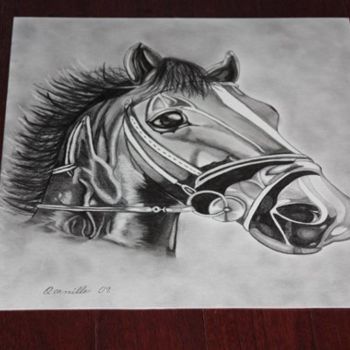 Pintura titulada "caballo" por Ocarrillo, Obra de arte original