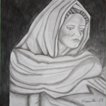 Painting titled "rebozo" by Ocarrillo, Original Artwork