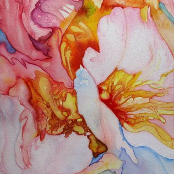 Pintura titulada "ocarrillo-flor-abie…" por Ocarrillo, Obra de arte original