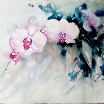 Painting titled "ocarrillo-orquideas…" by Ocarrillo, Original Artwork