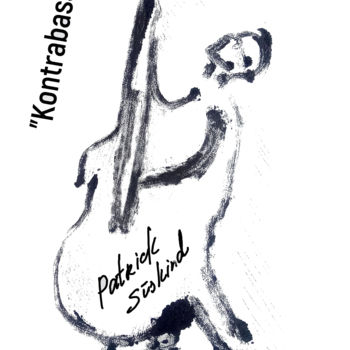 Отпечатки и Гравюры под названием "Double bass" - Victor Shefer, Подлинное произведение искусства, Линогравюры