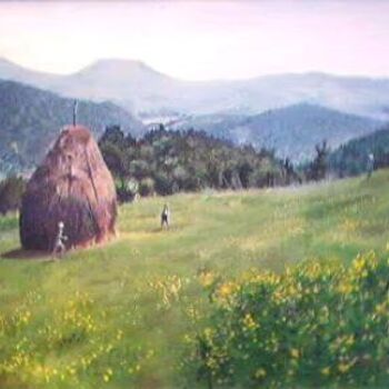 Painting titled "Forgotten the Valley" by Mark, Original Artwork