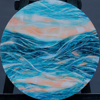 Pittura intitolato "Wave time" da Maria Svetlakova, Opera d'arte originale, Acrilico