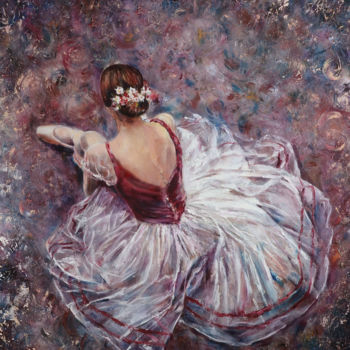 Painting titled ""Балет"" by Tatiana Chupis, Original Artwork, Oil