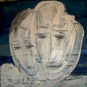 Malerei mit dem Titel "Du und ich" von Angelika Ehrhardt-Marschall, Original-Kunstwerk