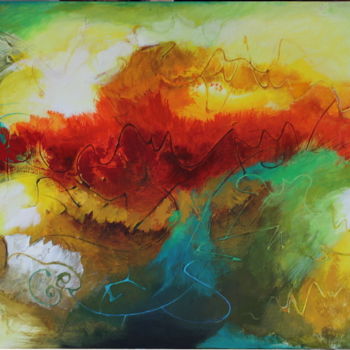 Pittura intitolato "humus.jpg" da Angela Mariani, Opera d'arte originale, Acrilico