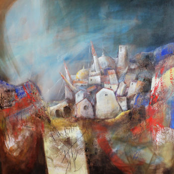 Картина под названием "la-citta-sommersa.j…" - Donatella Violi, Подлинное произведение искусства