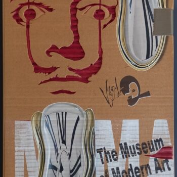 「Dali... MOMA: AÉROG…」というタイトルの絵画 2mé / Blondeauによって, オリジナルのアートワーク, エアブラシ