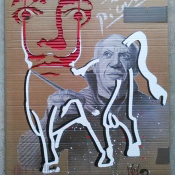"" Tauromachie" Dali…" başlıklı Heykel 2mé / Blondeau tarafından, Orijinal sanat, Ahşap