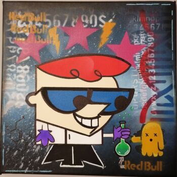 Schilderij getiteld "Dexter" door 2wal, Origineel Kunstwerk, Acryl