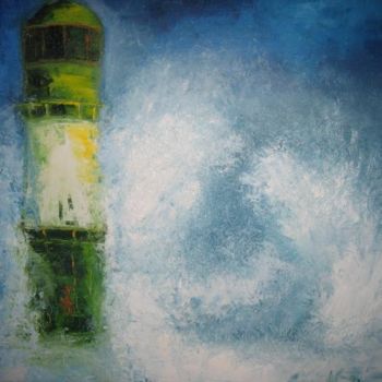 Картина под названием "" Sentinelle de Mer"" - Martine Decamps, Подлинное произведение искусства