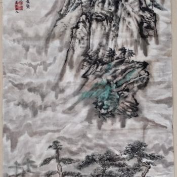 Painting titled "终南仙翁" by Xyx, Original Artwork, Ink