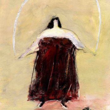 Рисунок под названием "Девушка со скакалкой" - Vyacheslav Shpak, Подлинное произведение искусства, Гуашь